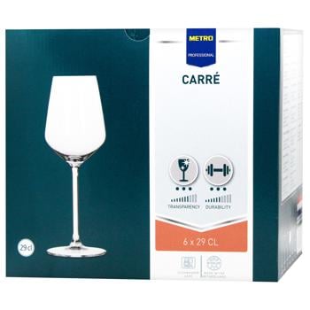 Metro Professional Carre White Wine Glasses 290ml 6pcs - buy, prices for METRO - photo 1