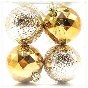Actuel Christmas Tree Ball 8cm 4pcs