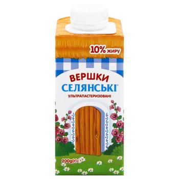 Selianski  Ultrapasteurized Cream 10% 200g - buy, prices for ULTRAMARKET - photo 4