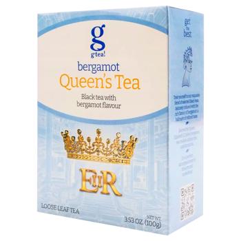 Чай черный G'tea! Earl Grey с ароматом бергамота 100г - купить, цены на Biotus - фото 1