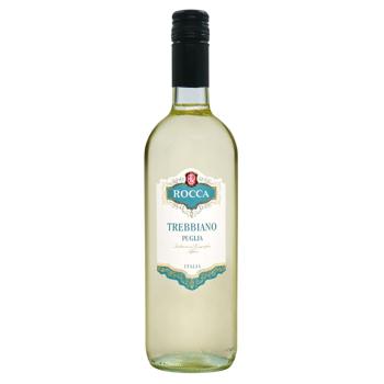 Rocca Trebbianno Puglia IGT white dry wine 11.5% 0.75l - buy, prices for NOVUS - photo 1