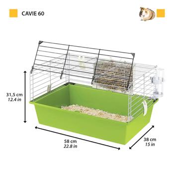 Клітка для гризунів Ferplast Cavie 60 58х38х31,5см - купити, ціни на MasterZoo - фото 2