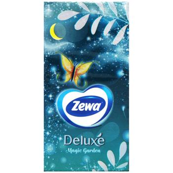 Zewa Deluxe 3layers Paper Handkerchiefs 10pcs - buy, prices for COSMOS - photo 1