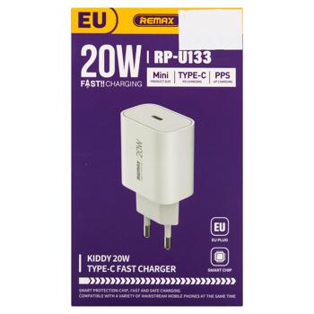 Remax White Charger RP-U133 20W Type-C - buy, prices for - photo 3