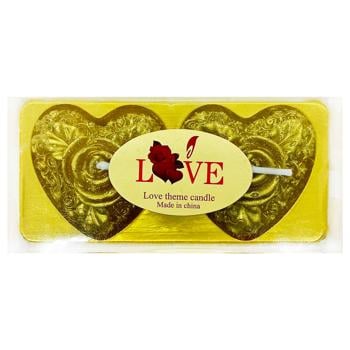 Свечи Заснеженное сердце 2шт в ассортименте - купить, цены на Чудо Маркет - фото 2