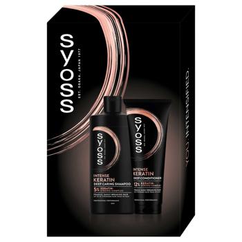 Syoss Keratin Shampoo 440ml + Conditioner 250ml Skincare Gift Set - buy, prices for - photo 3