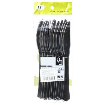 Metal Imitation Set of Disposable Knives 18.6cm 12pcs - buy, prices for - photo 2