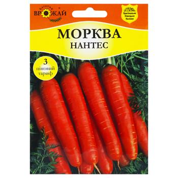 Семена Багатий Врожай Морковь Нантес 10г - купить, цены на КОСМОС - фото 1