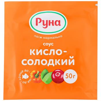 Соус Руна Кисло-солодкий 50г - купити, ціни на Auchan - фото 1