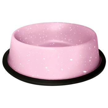 Arjan Impex Non Tip N/S Metal Bowl 700ml Pink - buy, prices for MasterZoo - photo 4