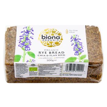 Biona Organic Rye Bread with Chia and Flax Seeds 170g - buy, prices for WINETIME - photo 1