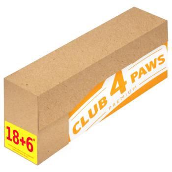 Корм влажный Club 4 Paws Premium с говядиной для кошек 18+6шт х 85г - купить, цены на MasterZoo - фото 2