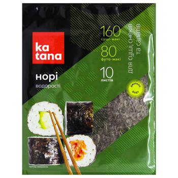 Водоросли нори Katana морские сушеные 10 листов - купить, цены на Auchan - фото 2