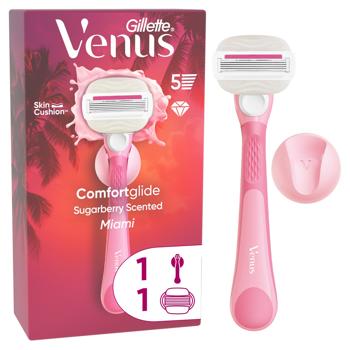 Venus Comfortglide Miami Sugarberry Scented Razor + 1 Cartridge - buy, prices for - photo 3