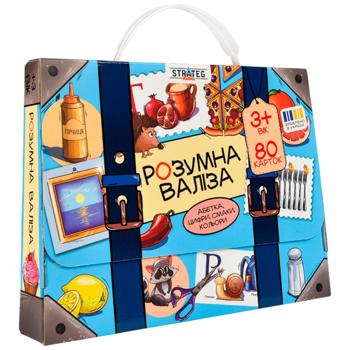 Игра настольная Strateg Умный чемодан. Азбука, цифры, вкусы, цвета - купить, цены на ЕКО Маркет - фото 1