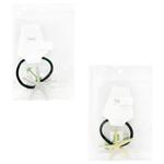 Hair Elastic Band with Metallic Decor 3753-10