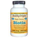 Біотин, Biotin, Healthy Origins, 5000 мкг, 360 капсул