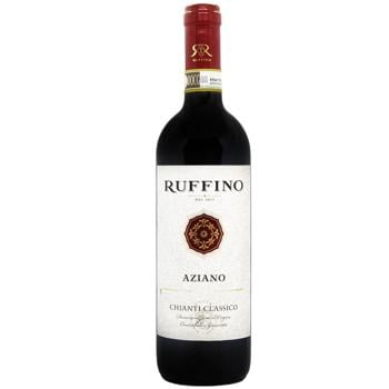 Вино Ruffino Chianti Classico красное сухое 13% 0,75л - купить, цены на AlcoHub - фото 1