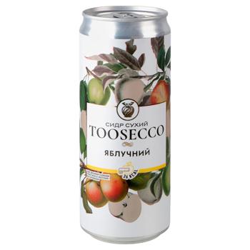 Сидр Toosecco Яблуко сухий 5% 0,33л - купити, ціни на ЕКО Маркет - фото 2