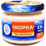 Паста из икры мойвы Водный Мир Икорка с креветками 250г