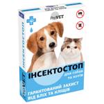 Краплі на холку ProVET Інсектостоп для собак і котів від 4 до 10кг від зовнішніх паразитів 1 піпетка