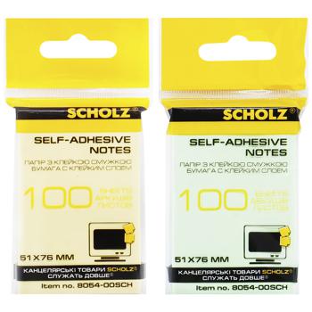 Scholz Self-Adhesive Paper 51x76mm - buy, prices for Auchan - photo 1