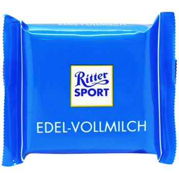 Шоколад молочный Ritter Sport Edel-Vollmilch 16,6г - купить, цены на - фото 1