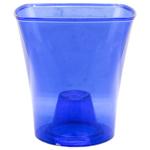 Кашпо для горщиків орхідейних квадро фіолетове