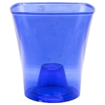 Кашпо для горшков орхидейных квадро фиолетовое - купить, цены на За Раз - фото 1