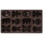 Lessner Chef Choco Rectangular Silicone Cookie Baking Dish for 12pcs 19.5x34x4cm