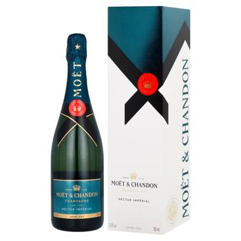 Шампанское Moet&Chandon Nectar Imperial белое полусухое 12% 0,75л - купить, цены на - фото 3