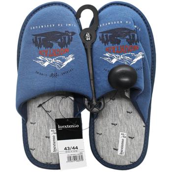 InExtenso Bleu Men's Slippers s.39-46 - buy, prices for Auchan - photo 1