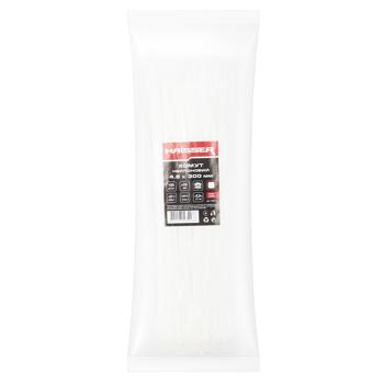 Хомути Haisser 4,6х300мм 100шт білий - купити, ціни на NOVUS - фото 1