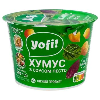 Yofi Hummus with Pesto Sauce 250g - buy, prices for Chudo Market - photo 1