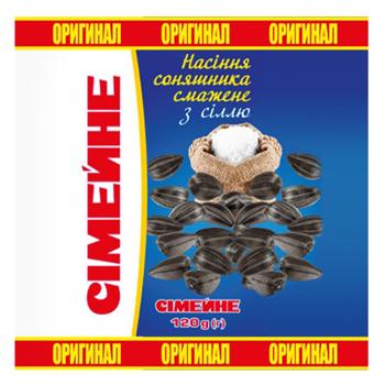 Насіння смажене солоне Сімейні, 120 г - купити, ціни на Ідеал - фото 1