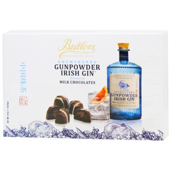 Конфеты Butlers Drumshanbo Gunpowder Irish Gin Трюфели с молочным шоколадом 125г