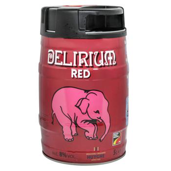 Пиво Delirium Red світле фільтроване 8% 5л - купити, ціни на NOVUS - фото 1