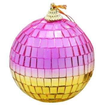 Koopman Mirror Christmas Ball 7.6cm Multi-Colored - buy, prices for - photo 3