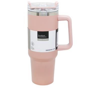 Термостакан Excellent Houseware с трубочкой 1,2л - купить, цены на NOVUS - фото 2