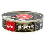 Шпроты Banga в масле 160г