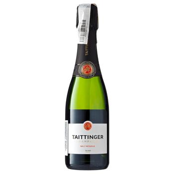 Taittinger Brut Reserve White Champagne 12.5% 0.375l - buy, prices for Za Raz - photo 1