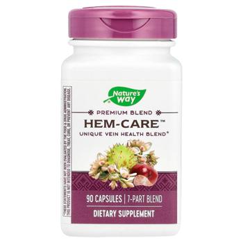 Підтримка здоров'я вен Nature's Way Hem-Care 90 капсул - купити, ціни на Біотус - фото 1