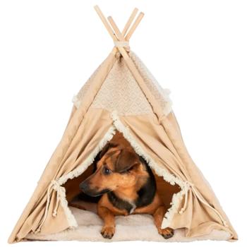 Домик Trixie Tipi Boho 55х65х55см бежевый - купить, цены на MasterZoo - фото 3