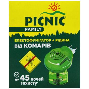 Picnic Family Electrofumigator From Mosquitoes 45nights 30ml - buy, prices for COSMOS - photo 2