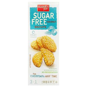 Sweet Plus Cookies with Coconu Sugar-Free 100g - buy, prices for Tavria V - photo 1