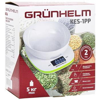 Ваги Grunhelm для кухні білі з чашею - купити, ціни на - фото 4