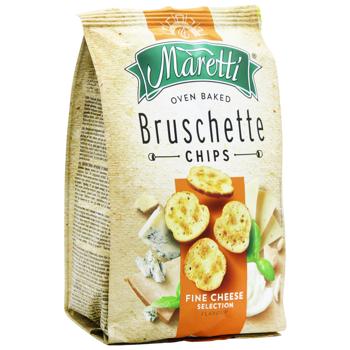 Хлебные брускеты Maretti запеченные со вкусом смесь сыров 140г - купить, цены на Торба - фото 3