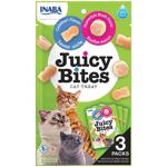 Ласощі для котів Inaba Juicy Bites з домашнім бульйоном та кальмарами 3шт*11,3г