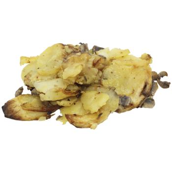 Fried Potatoes with Mushrooms