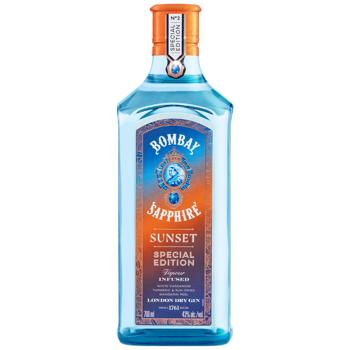 Джин Bombay Sapphire Sunset Special Edition 43% 0,7л - купити, ціни на Ідеал - фото 1